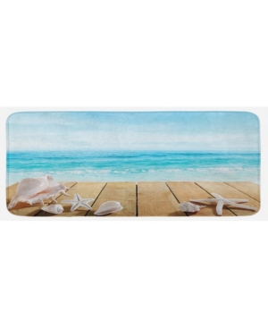Ambesonne Seashells Kitchen Mat