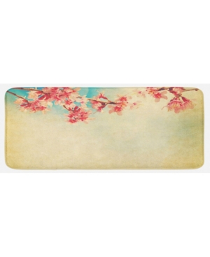 Ambesonne Floral Kitchen Mat