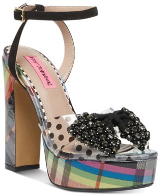 betsey johnson platform shoes