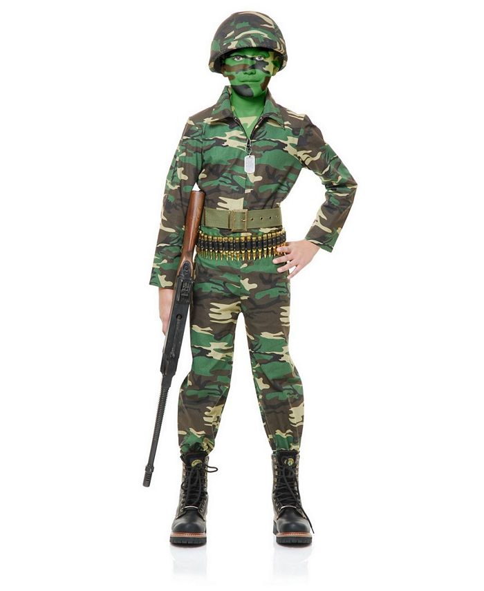 BuySeasons Toddler Boy Army-Inspired Jumpsuit Costume - Macy's