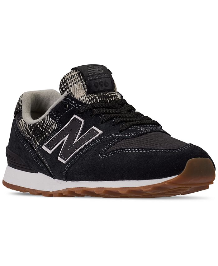 New Balance Women's 996 Plaid Casual Sneakers from Finish Line - Macy's