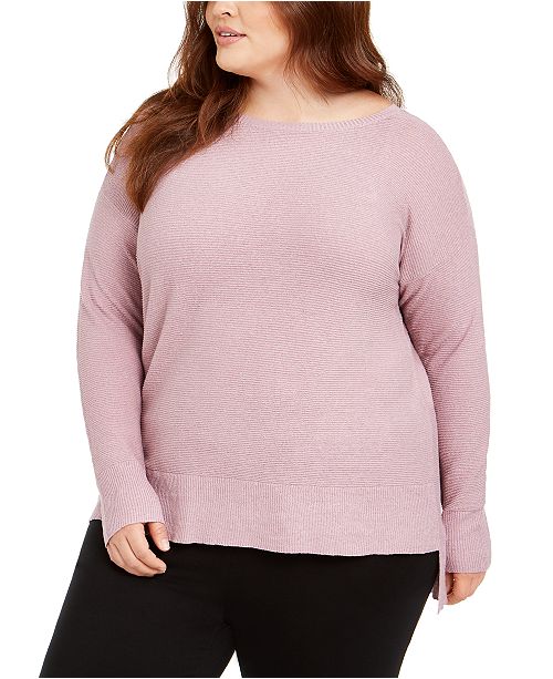 Eileen Fisher Plus Size Organic Scoop Neck Sweater Reviews
