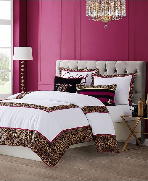 Juicy Couture Regent Leopard 3 Piece King Comforter Set Reviews