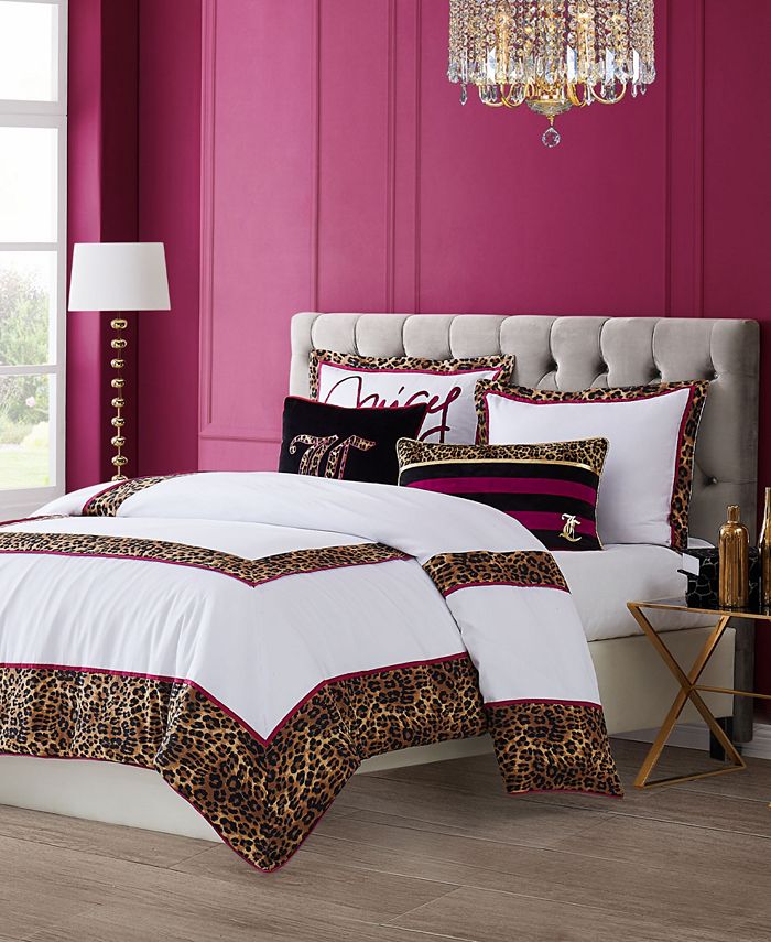 Juicy Couture Regent Leopard 3 Piece, Leopard Bedding King Size
