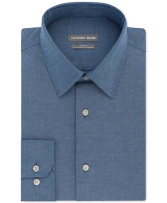 Geoffrey Beene - Men's Slim-Fit Performance Stretch Solid Dress Shirt