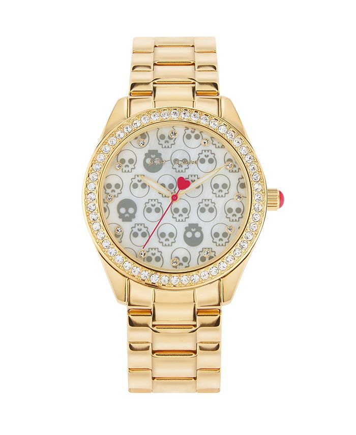 Betsey johnson skull hotsell watch