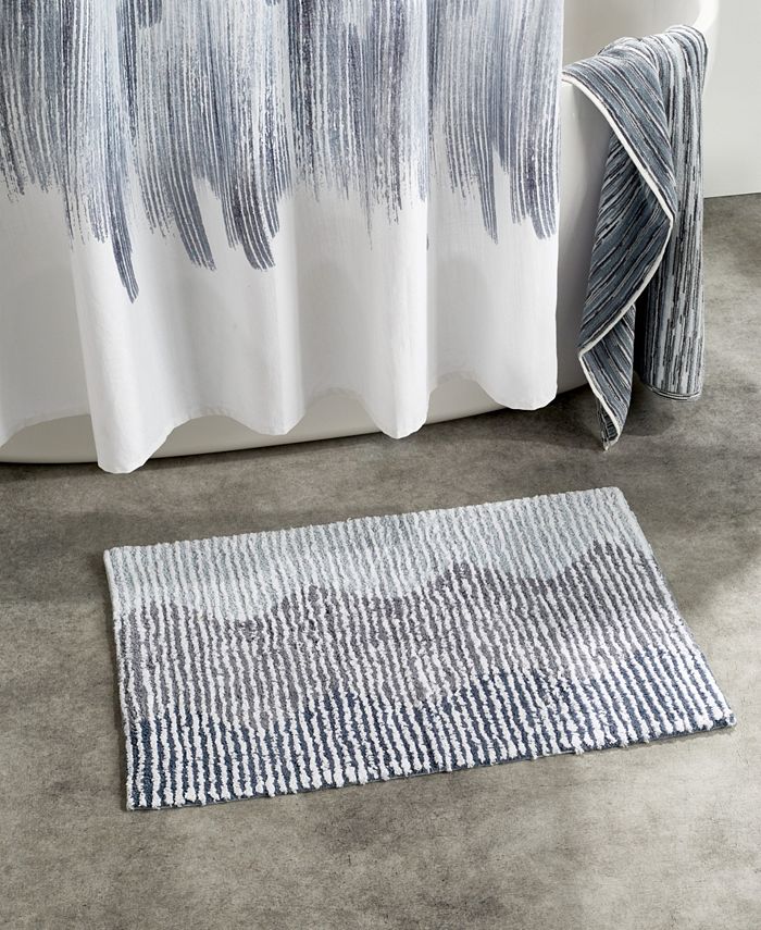 DKNY Brushstroke Ombre Bath Rug Macy's