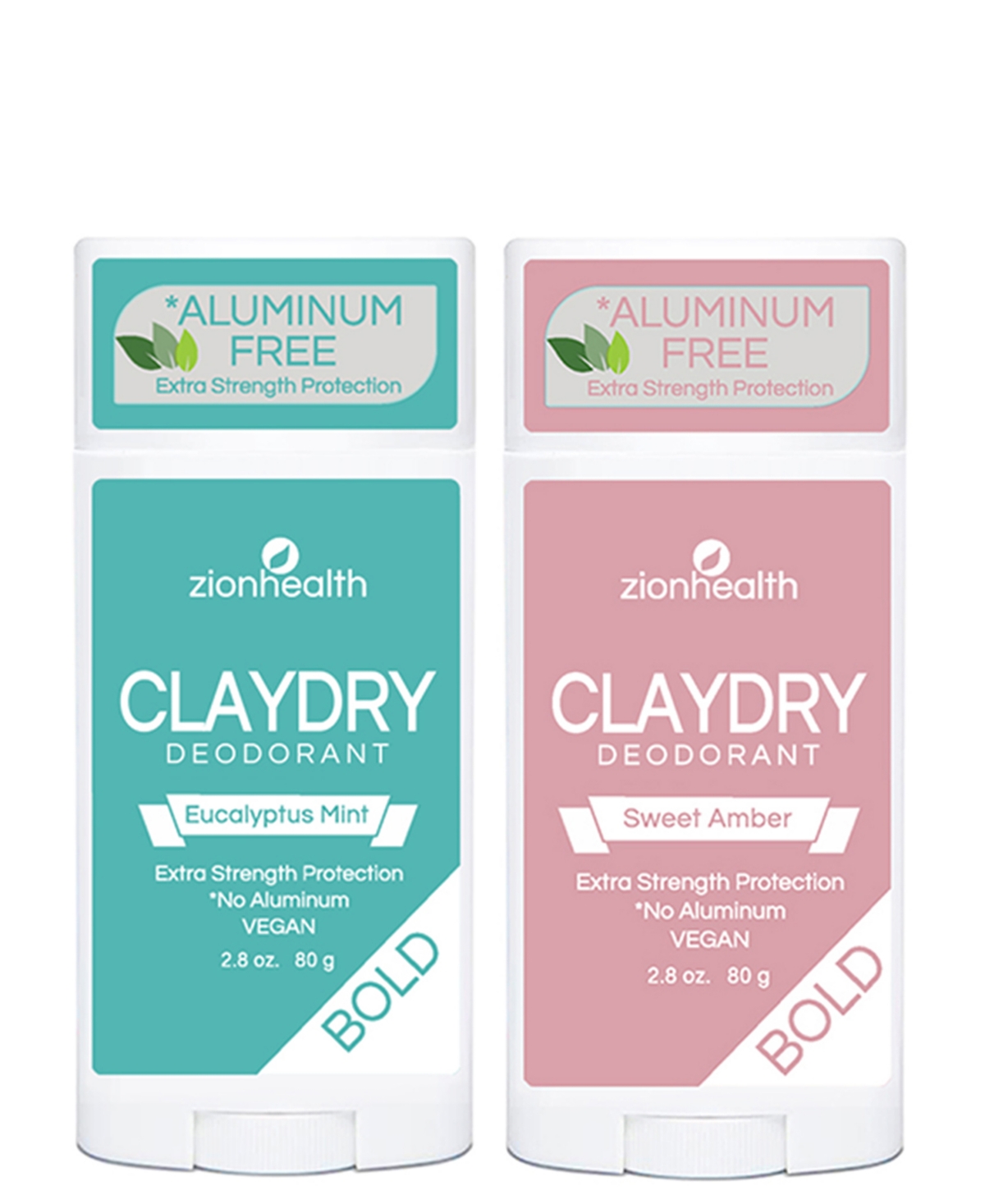 Eucalyptus Mint Plus Sweet Amber Deodorant Duo, 5.6oz