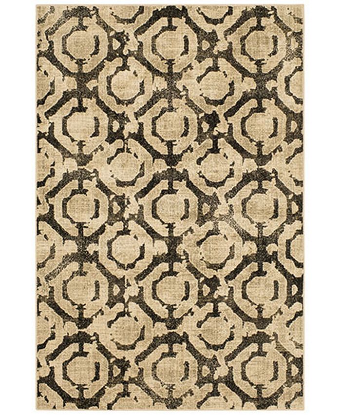 Scott Living Expressions Motif Onyx 9'6" x 12'11" Area Rug Macy's