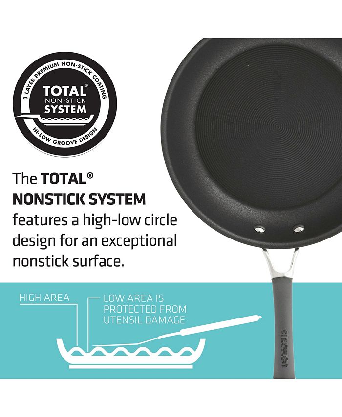 Circulon 12 Radiance Hard-Anodized Nonstick Covered Deep Skillet