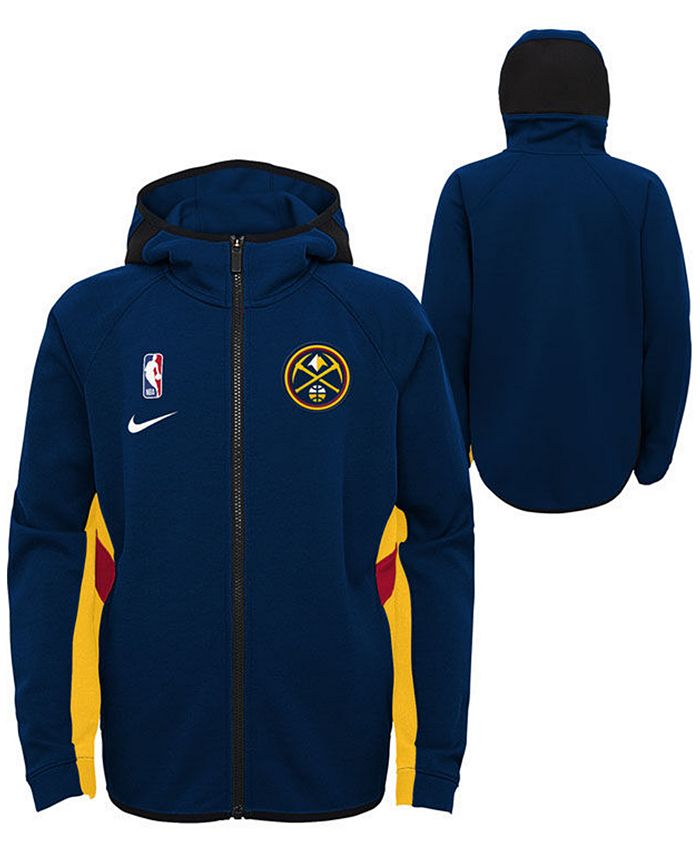 Men's Golden State Warriors Nike Heathered Charcoal Authentic Showtime  Performance Full-Zip Hoodie Jacket