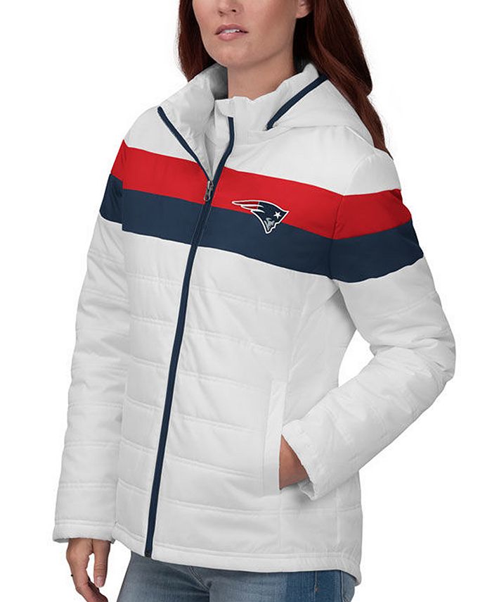 G III Sports Women s New England Patriots Tie Breaker Polyfill
