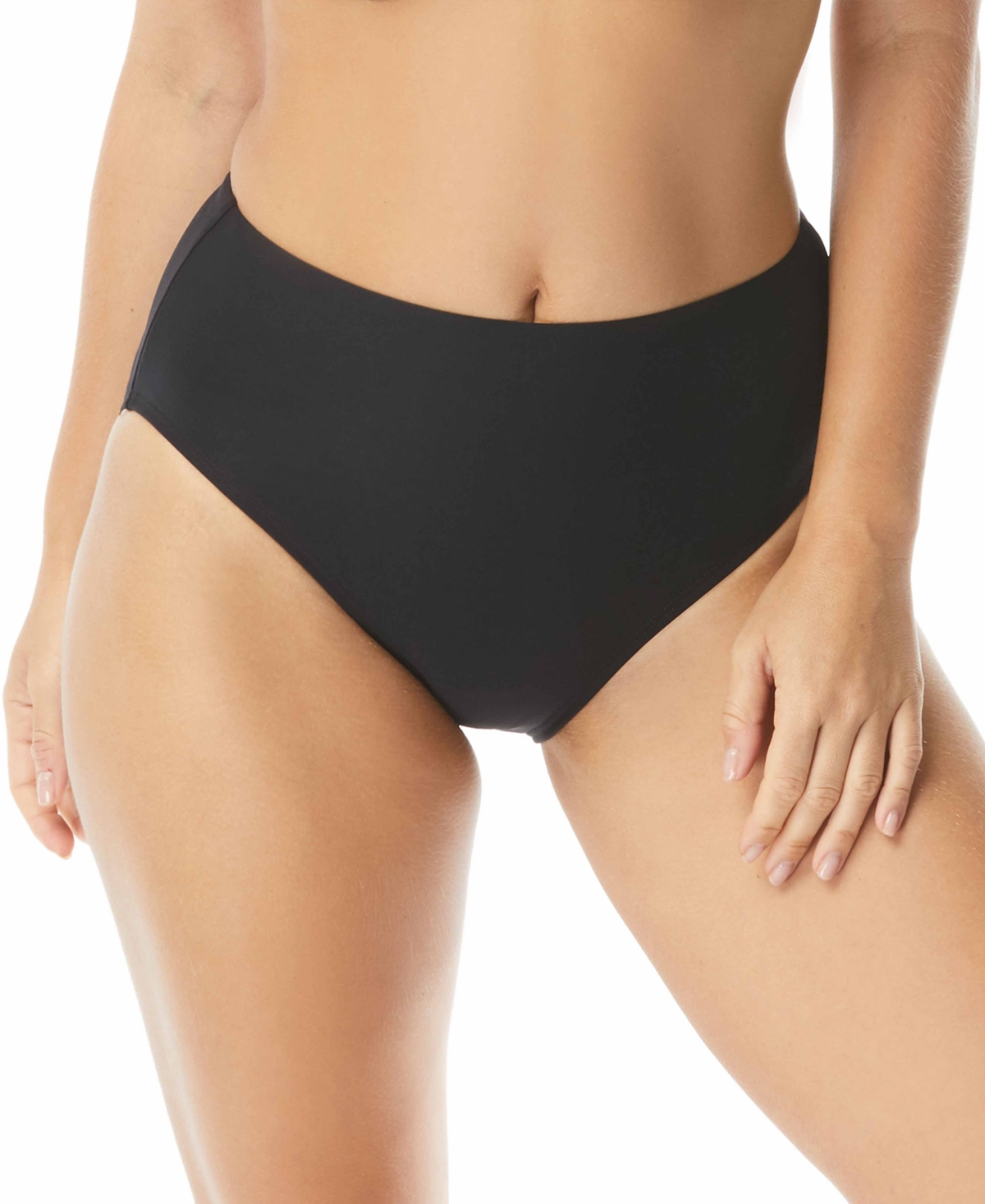 Contours High-Waist Bikini Bottoms - Blue