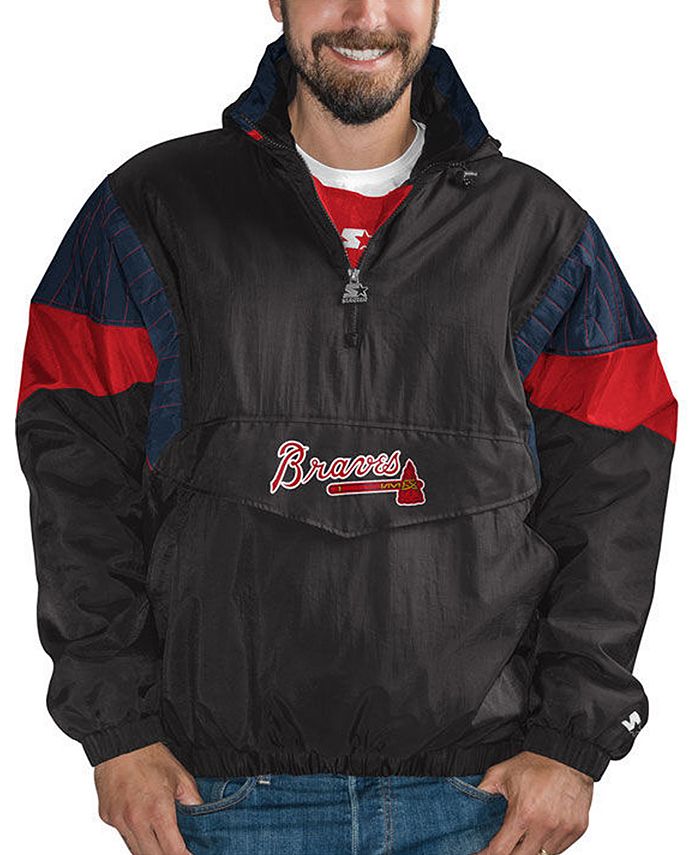 Atlanta Braves Pullover Starter Jacket 1 