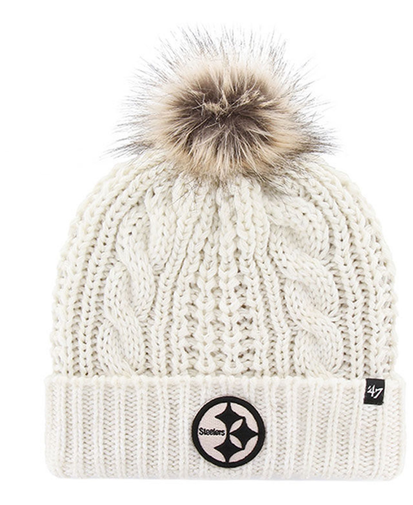 Женская шапка '47 Brand Pittsburgh Steelers Meeko Knit Hat — фото 1