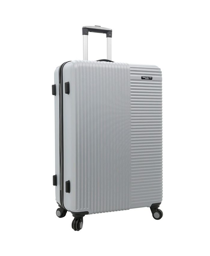 travelers club basette 3 pc hardside luggage set