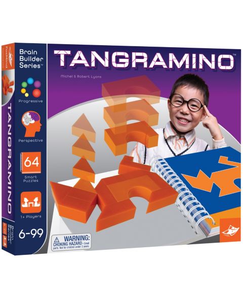 Детская игрушка FoxMind Games Tangramino 18-Piece Puzzle Game, Ages 6+