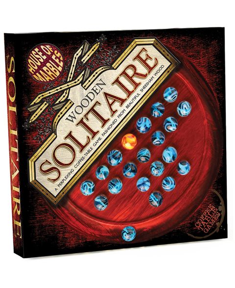 Детская настольная игра House of Marbles Standard Solitaire Wooden Board Game, от 7 лет
