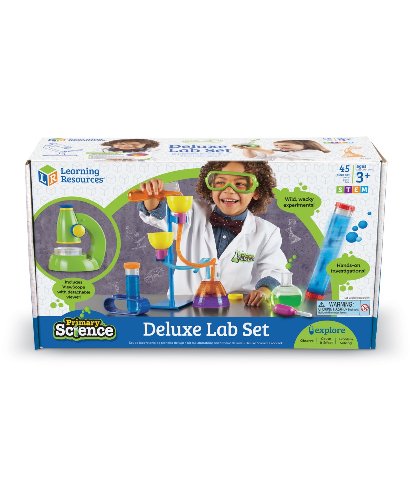Детские игрушки Learning Resources Primary Science Activity Cards Lab Set, Ages 3+ — фото 17