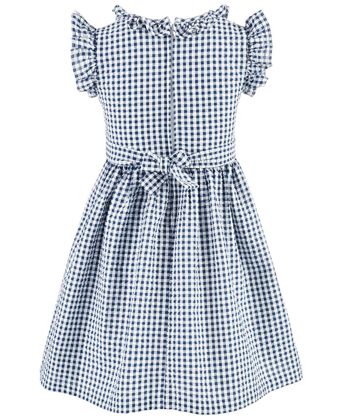 Bonnie Jean Little Girls Seersucker Daisy Dress - Macy's