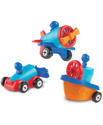 Areyougame Learning Resources Learning Essentials - 1-2-3 Build It Car-Plane-Boat