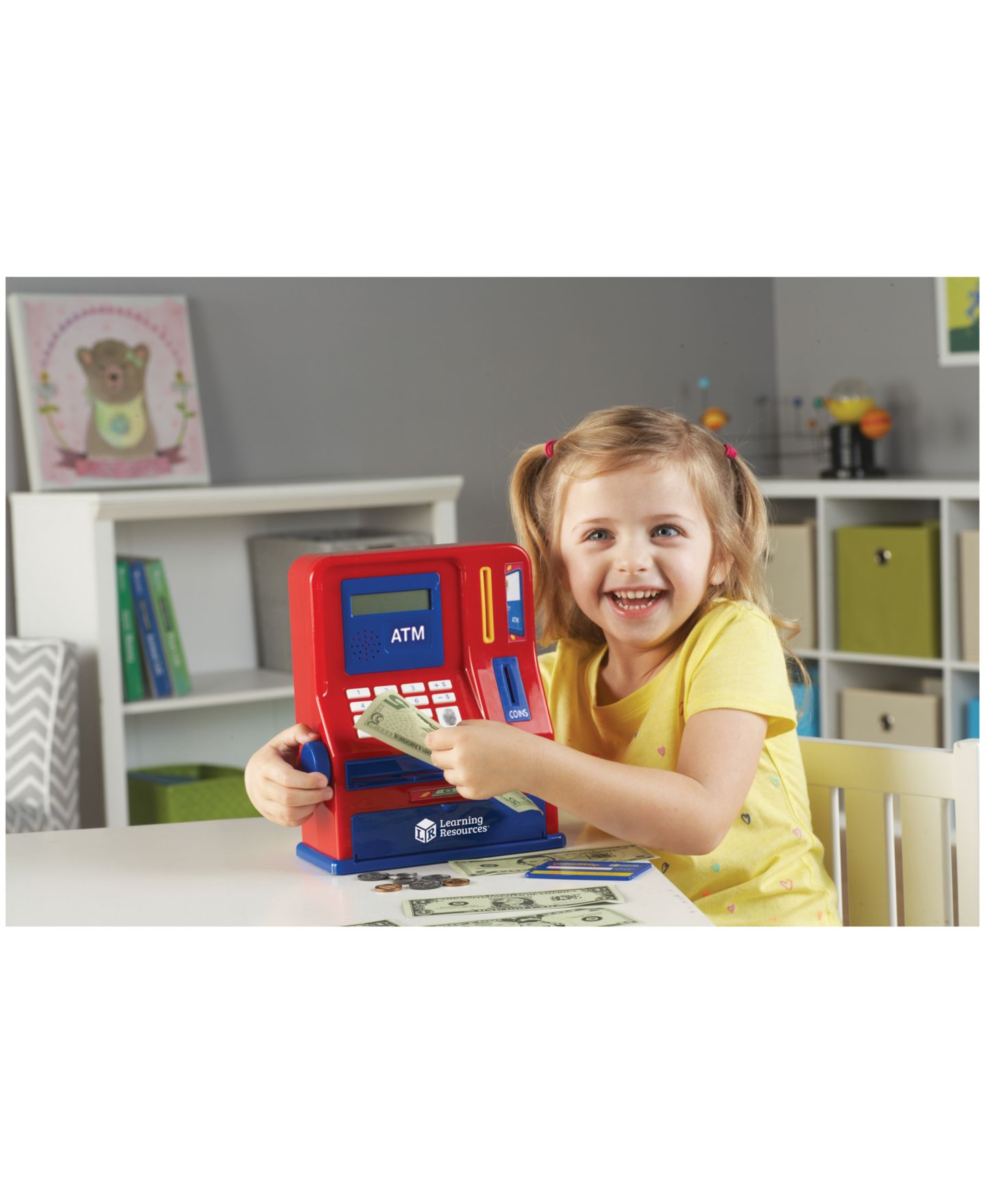 Детская игрушка Areyougame Pretend & Play Electronic Teaching ATM Bank, Ages 3+ — фото 3