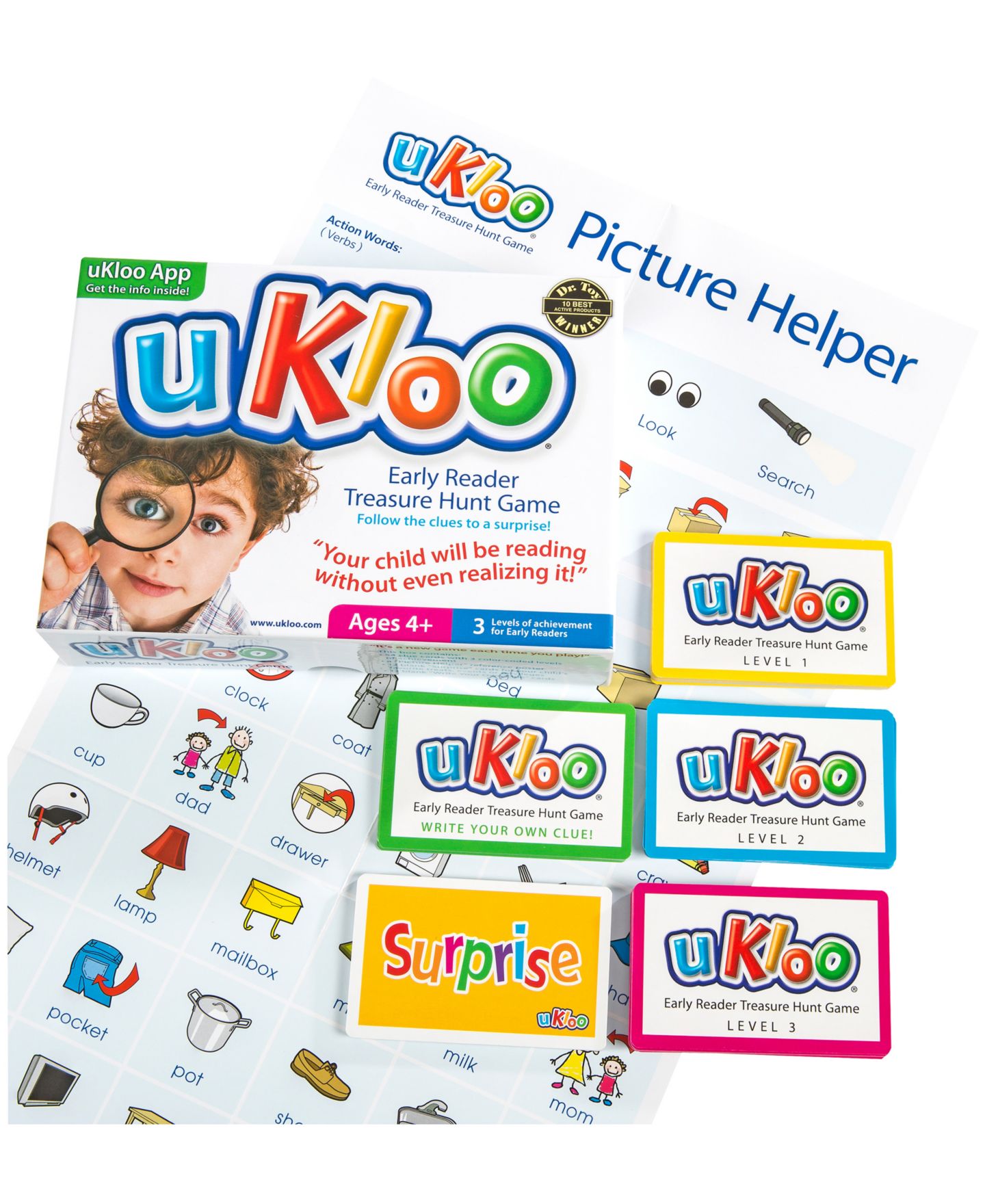 Детская игрушка uKloo Kids Inc. Ukloo Early Reader Treasure Hunt Game — фото 6