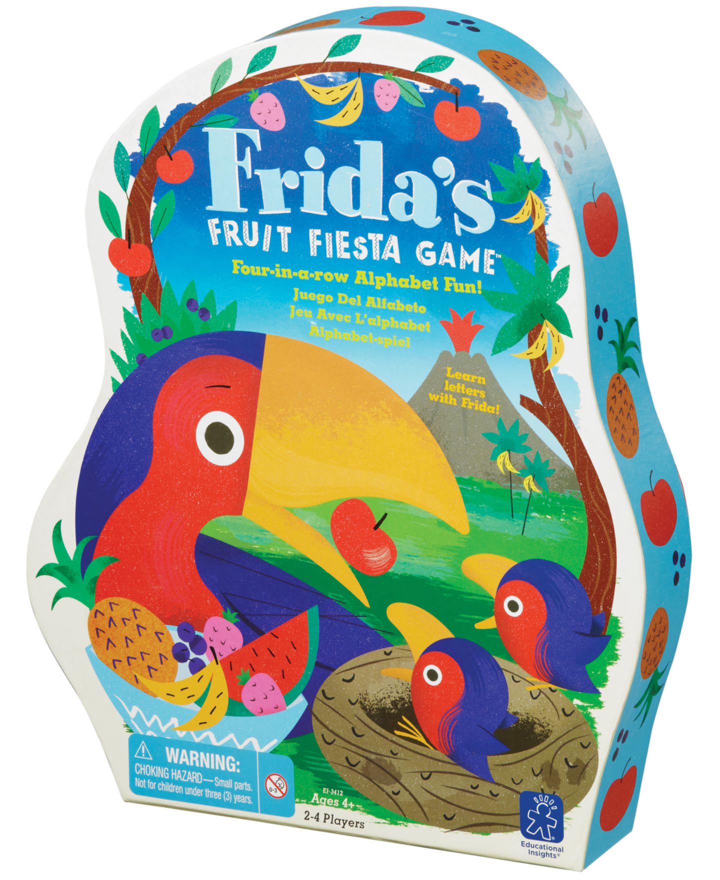 Детская настольная игра Educational Insights Frida's Fruit Fiesta Letter Matching Family Board Game, от 4 лет — фото 5