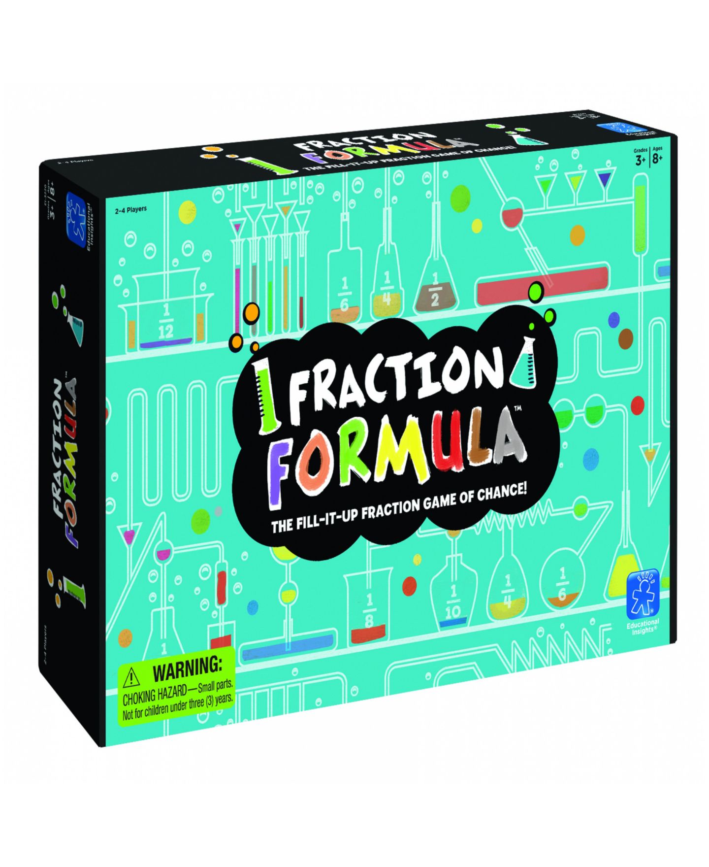 Детская карточная игра Areyougame Fraction Formula Math Card Game, Ages 8+ — фото 3