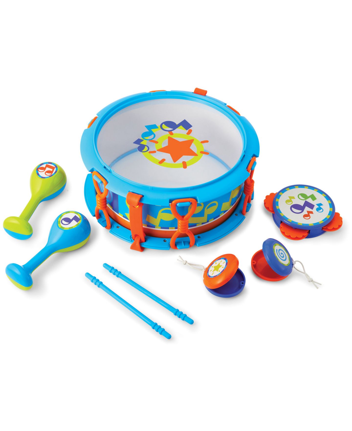 Детские игрушки Kidoozie My First 9-Piece Drum Set, Ages 2+ — фото 3