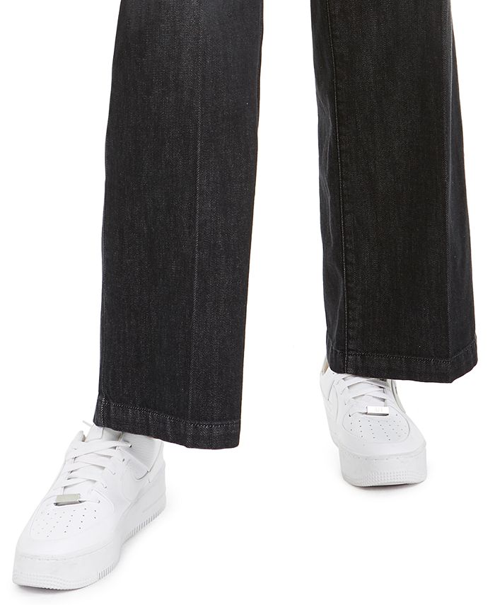 Wide leg cropped Lysse Jeans  - Oat main image 0