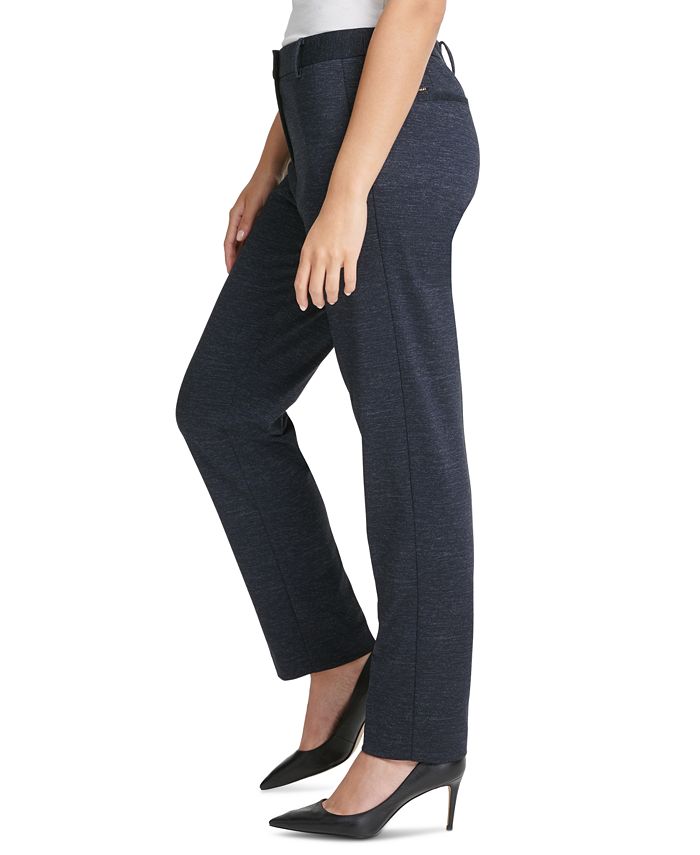 DKNY Knit StraightLeg Dress Pants Macy's