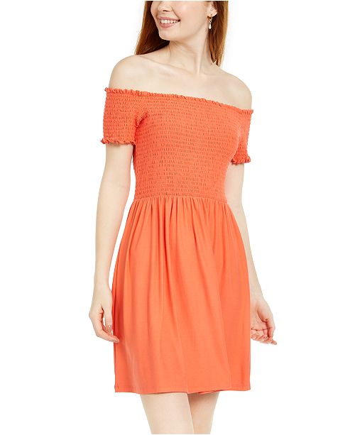 Planet Gold Juniors Off Shoulder Dress Reviews Dresses