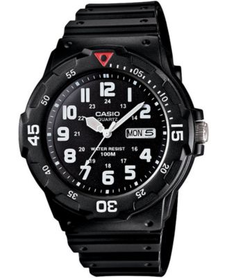 Casio Men's Black Resin Strap Watch 43mm - Macy's