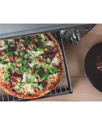 crux digital 6 slice air fryer toaster oven 14805