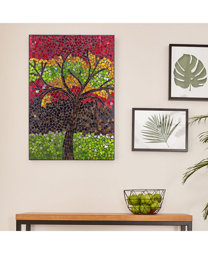 Crystal Art Gallery American Art Decor Tree Branches Crushed Glass