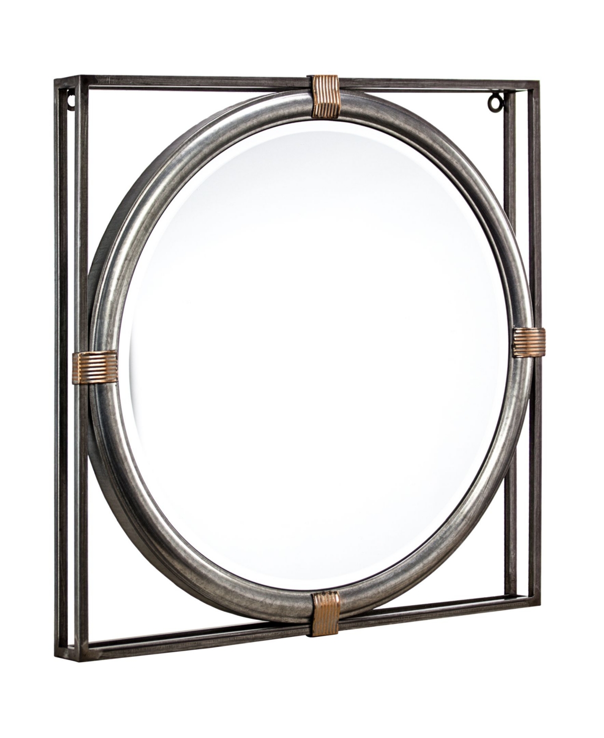 American Art Decor Framed Mirror - Gray
