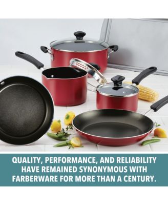 Cookstart 15-Pc DiamondMax Nonstick Cookware Set