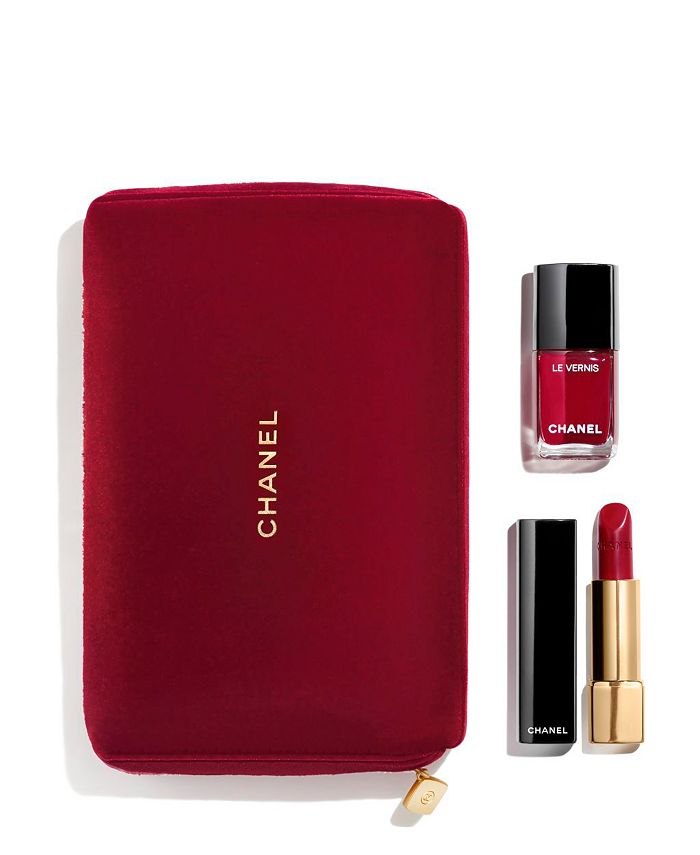 CHANEL 3-Pc. In Red Gift Set -