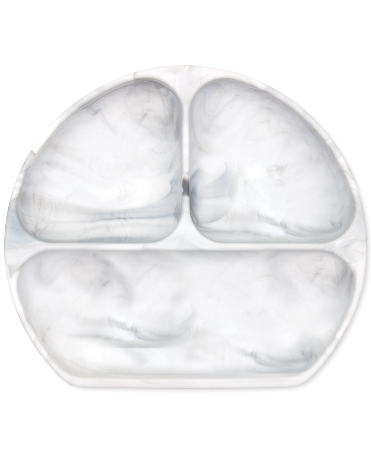 Bumkins Silicone Grip Dish In Marble