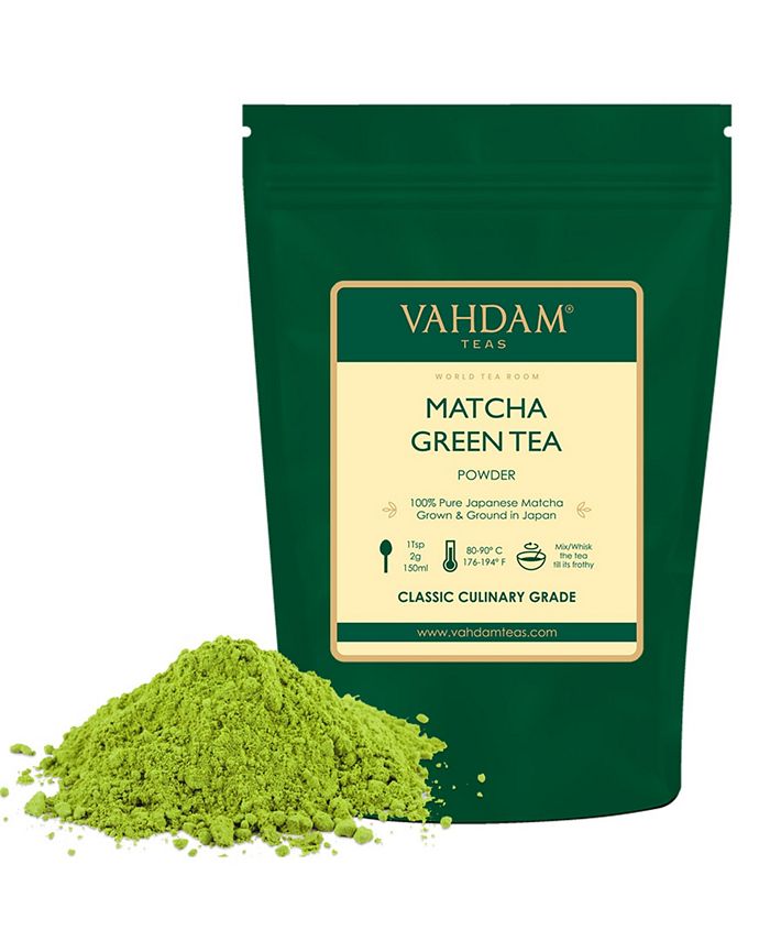Vahdam Teas Matcha Green Tea Powder Superfood, Classic Culinary Grade