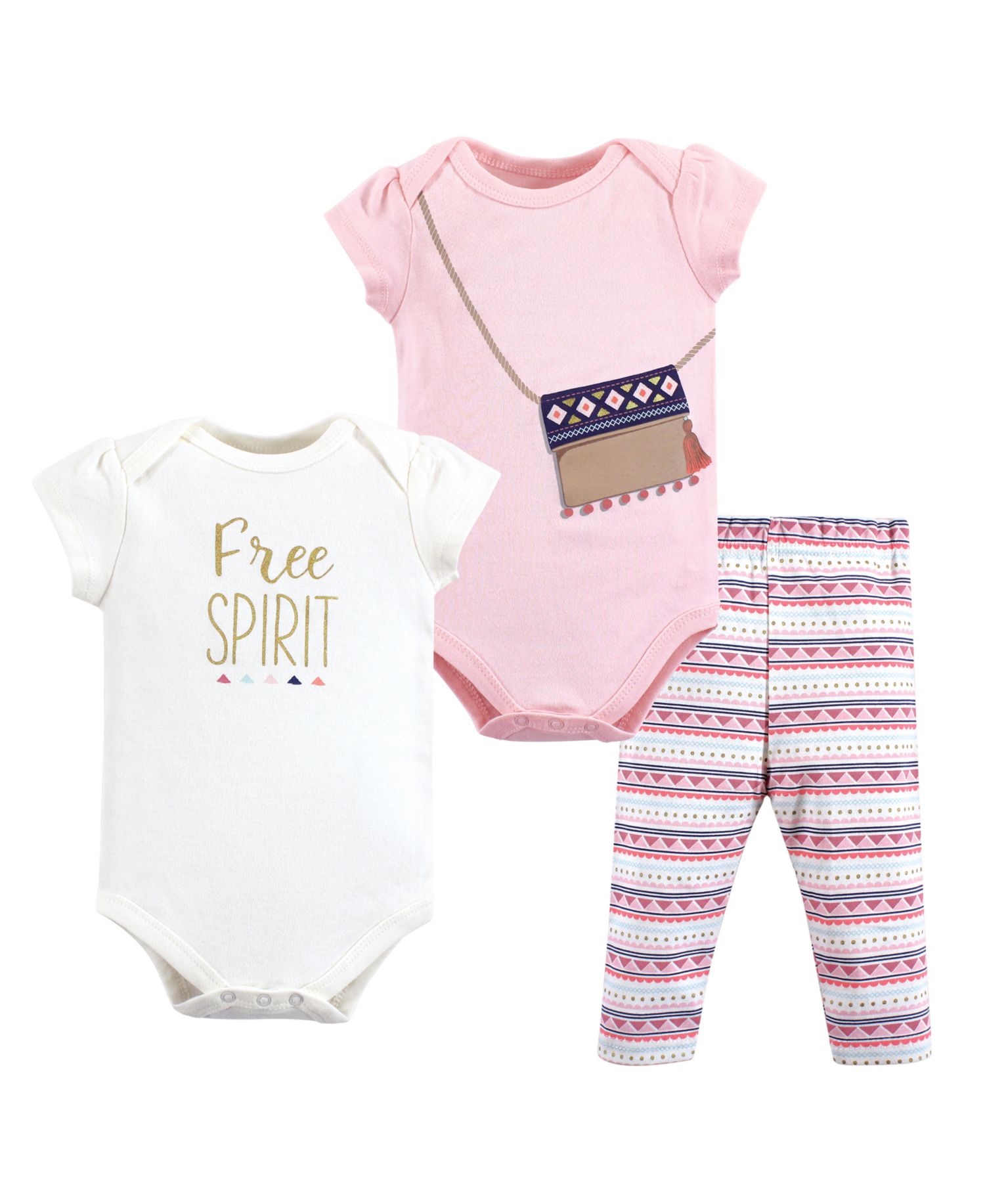 Treasure Soft Cotton Two-Piece Outfit Bodysuit & Pants