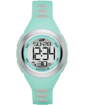 image of Skechers Women-s Tennyson Silicone Strap Watch 33mm