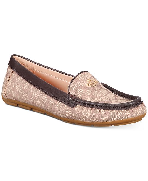 coach marley driver loafers blue