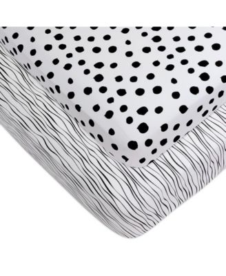 Jersey Cotton Crib Sheet Set 2 Pack