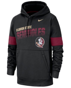 Nike Men's Florida State Seminoles Therma Sideline Hooded Sweatshirt