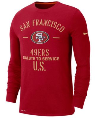 san francisco 49ers salute to service sweatshirt