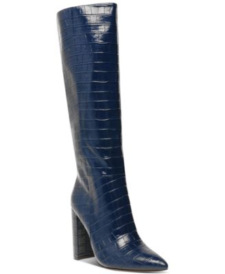 blue croc boots