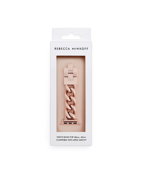 Rebecca minkoff apple watch band gold Clearance