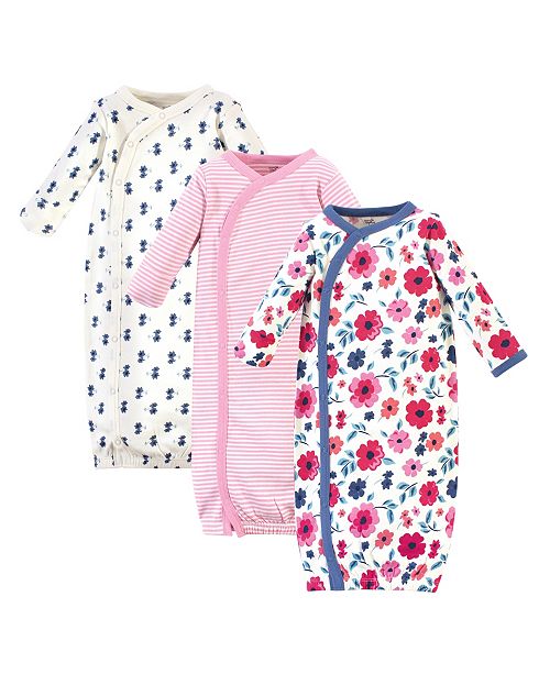 Touched By Nature Baby Girl Kimono Gowns Set Of 3 Reviews